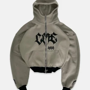 WECOZY Cropped Grey Zipper