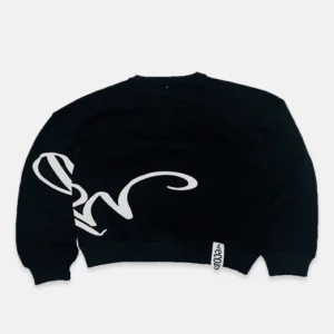 WECOZY Dark Black Crewneck