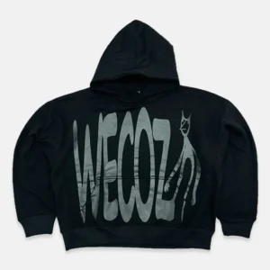 WECOZY Dark Cropped Hoodie